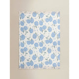 Stacey Solomon blue and white hydrangea throw 150x120cm, imported from the UK