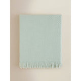Stacey Solomon duck egg herringbone throw 120x150cm, UK version