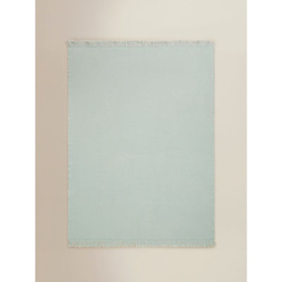 Stacey Solomon duck egg herringbone throw 120x150cm, UK version