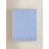 Stacey Solomon Blue Herringbone Throw 150x120cm imported from the UK