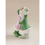 Raincoat duck ornament hand painted 22.5cm garden decoration (British brand)