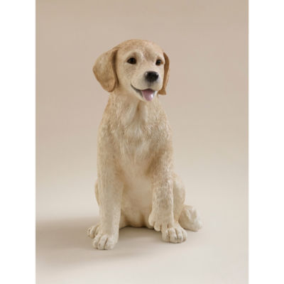 Hand painted dog garden ornament 26.3cm (British brand)