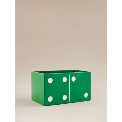 Green domino planter modern design (British brand)