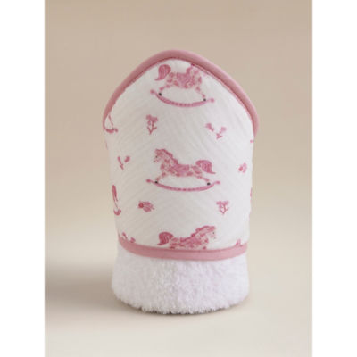 ASDA Stacey Solomon Pink Vintage-Inspired Horses Blanket 75 x 75 cm- Buy online at McGrocer