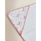 Stacey Solomon pink horses towel 75x75cm, imported from the UK