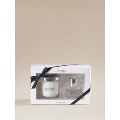 Signature Scents Lime Basil Mandarin gift set, imported from the UK