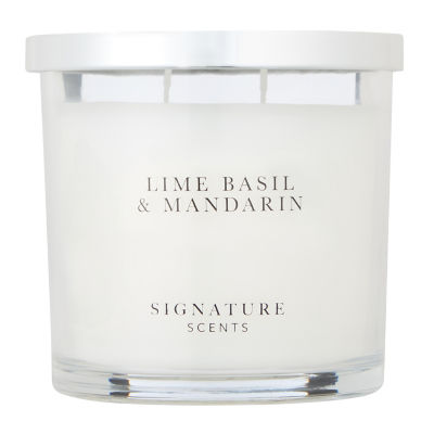 ASDA Signature Scents Lime Basil & Mandarin Candle 380g- Buy online at McGrocer
