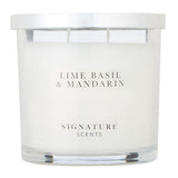 Signature Scents Lime Basil & Mandarin candle 380g (British brand)
