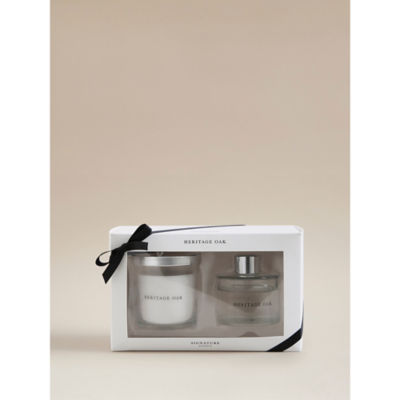 ASDA Signature Scents Heritage Oak Candle and Diffuser Gift Set- Buy online at McGrocer