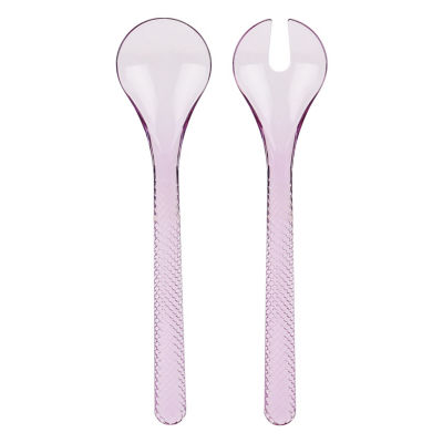 George Home plastic salad servers purple - British product