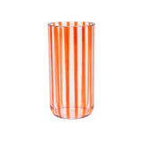 George Home striped orange plastic tumbler - British product