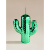 ASDA Outdoor Cactus Plastic Tumbler with Straw- Buy online at McGrocer