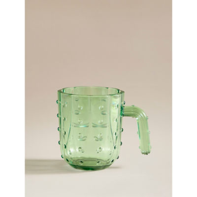 Cactus stacking tumblers set of 4 in green - British product