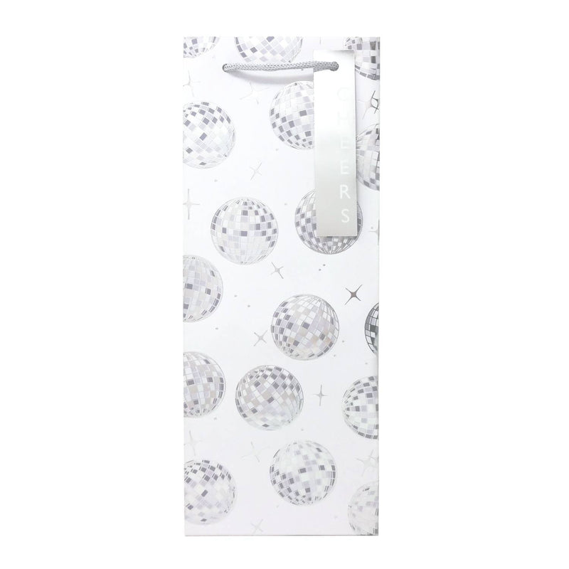 Disco Ball paper bottle bag (British brand)