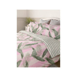 ASDA Stacey Solomon Pink & Green Palm Stripe Cotton Duvet Set- Buy online at McGrocer