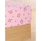 Stacey Solomon pink raspberry patch fitted sheet super king - British product