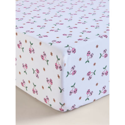 Summerween double fitted sheet in multi-coloured polycotton (British brand)