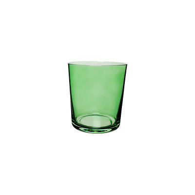 Coloured single glass tableware - British product