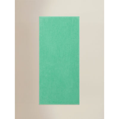 Cotton beach towels in pink and green set of 2, imported from the UK