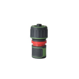 Premium quick connector with waterstop for garden hoses, UK version