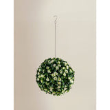 Topiary white rose flower ball 30cm, imported from the UK