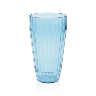 George Home blue ribbed tumbler, imported from the UK