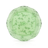George Home green floral embossed dinner plate 25.4 cm - British product