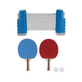 Hapello table tennis set with bats and net (British brand)