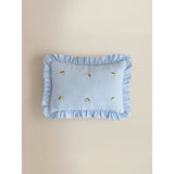 Stacey Solomon lemon frill cushion 50x35cm, imported from the UK