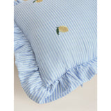 Stacey Solomon lemon frill cushion 50x35cm, imported from the UK