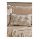 Stacey Solomon purple floral cushion 50x30cm, UK version