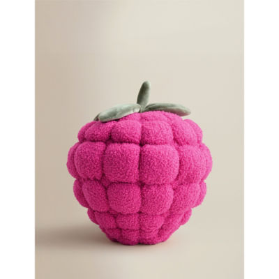 Stacey Solomon purple raspberry-shaped cushion 30cm (British brand)