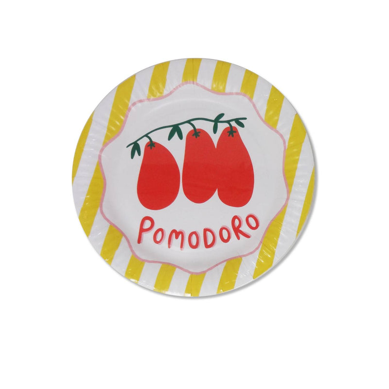 Pomodoro paper plates 12 pack 23cm (British brand)