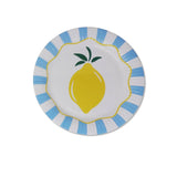 Lemon paper plates 12 pack 23cm, imported from the UK