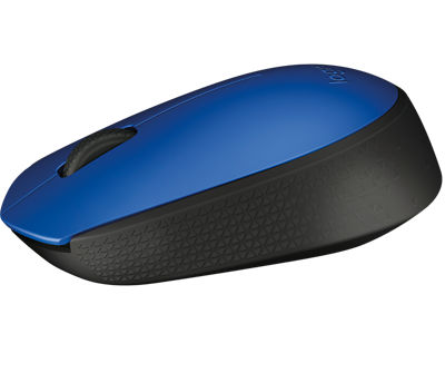 Logitech M171 blue wireless mouse (British brand)