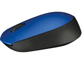 Logitech M171 blue wireless mouse (British brand)