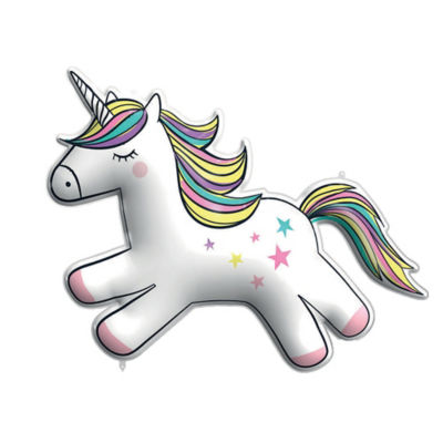 George supersized unicorn shaped helium balloon 80cm x 100cm, UK version
