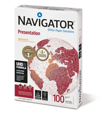 Navigator Presentation 100gsm A4 paper 250 sheets (British brand)