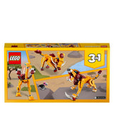 LEGO Wild Lion building set 31112, imported from the UK