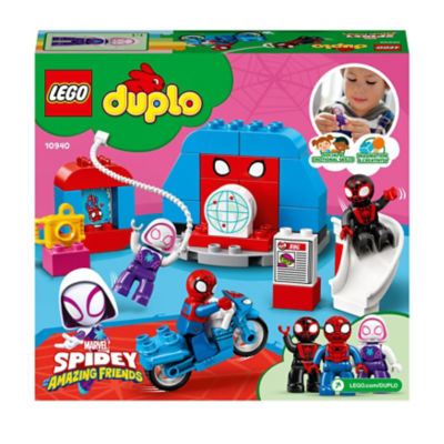 LEGO DUPLO Spider-Man Headquarters building toy set - British product