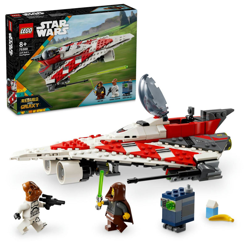 LEGO Star Wars Jedi Bob's Starfighter 75388 building toy, imported from the UK
