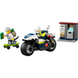 LEGO Police Motorcycle Chase building set 65 pieces (British brand)