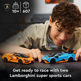 LEGO Speed Champions Lamborghini Revuelto Huracán STO building set, imported from the UK