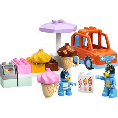 LEGO DUPLO Bluey Ice Cream Trip toy set, UK version