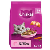 Whiskas salmon cat food 1.9kg (British brand)