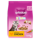 ASDA Whiskas Kitten 2-12 Months Chicken Dry Cat Food 1.9kg- Buy online at McGrocer
