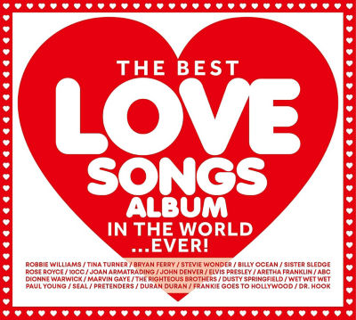 The Best Love Songs Album 3CD compilation - British product