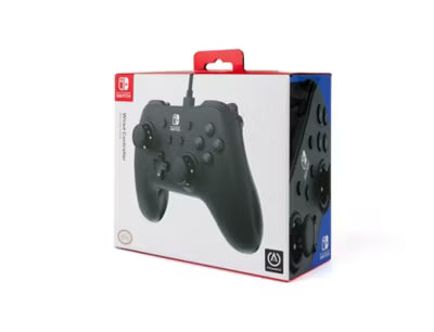 PowerA wired Nintendo Switch controller black, imported from the UK
