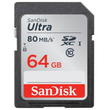 SanDisk Ultra SDHC memory card 64GB, imported from the UK