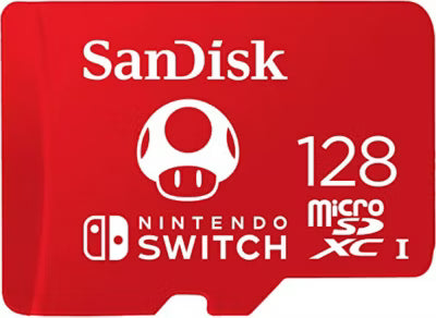 SanDisk Nintendo Switch MicroSD Card 128GB (British brand)